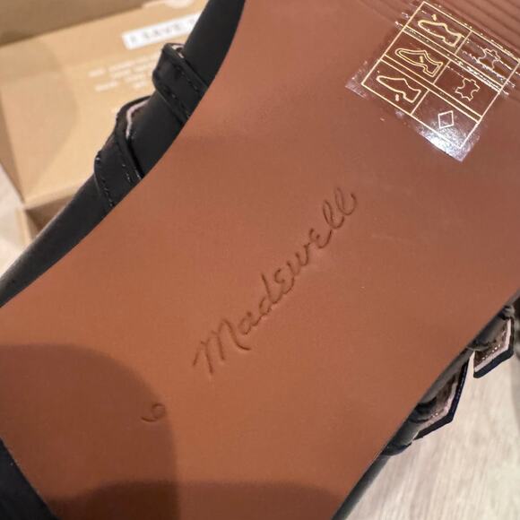Madewell Women's True Black The Greta Double-Strap Ballet Flat Size 6 NWOT - Picture 9 of 11
